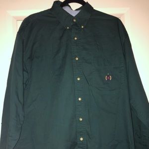 ❇️VINTAGE Bugle Boy Button down (green)❇️